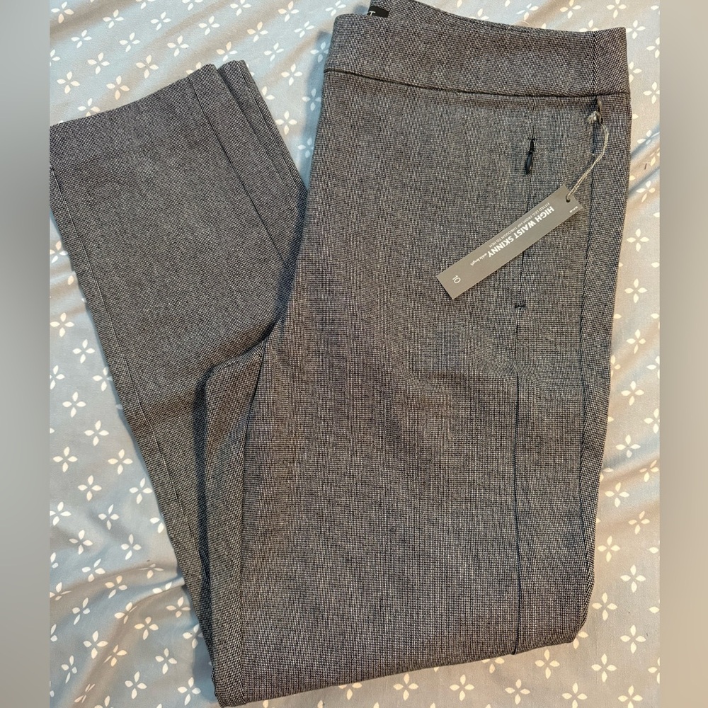 LOFT high waist skinny ankle length pants